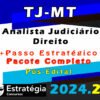tj mt Analista Judiciario Direito pacotaco curso 2024