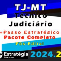 tj mt Tecnico Judiciario pacotaco curso 2024