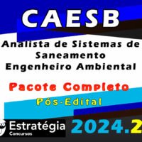 CAESB Analista de Sistemas de Saneamento Engenheiro Ambiental curso