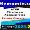 Hemominas ATHH Tecnico em Administracao curso 2024