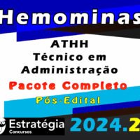 Hemominas ATHH Tecnico em Administracao curso 2024