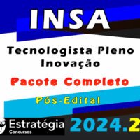 INSA Tecnologista Pleno Inovacao curso 2024