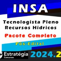 INSA Tecnologista Pleno Recursos Hidricos curso 2024