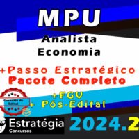 MPU Analista Economia curso 2024 