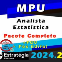 MPU Analista Estatistica curso 2024 