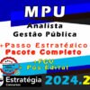 MPU Analista Gestao Publica curso 2024