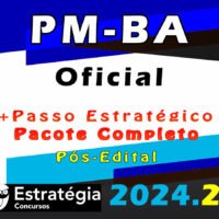 PM BA Oficial Pacotaco curso 2024