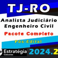TJ RO Analista Judiciario Engenheiro civil curso 2024