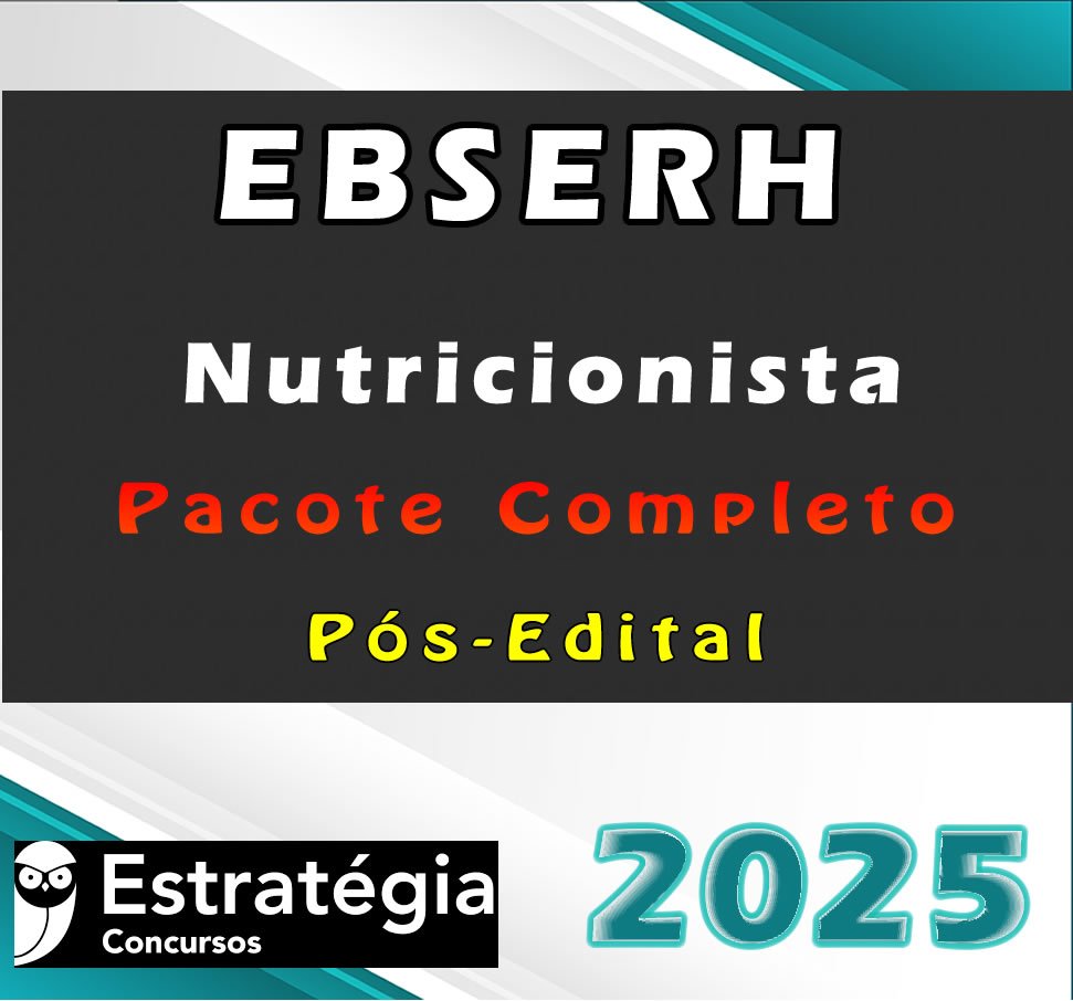 EBSERH Nutricionista curso 2025