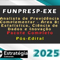 FUNPRESP EXE Analista de Previdencia Complementar Area 8 curso 2024