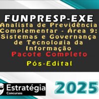 FUNPRESP EXE Analista de Previdencia Complementar Area 9 curso 2024