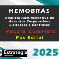 HEMOBRAS Analista Administrativo de Assuntos Corporativos Licitacoes e Contratos