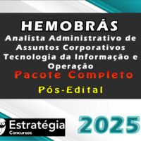 HEMOBRAS Analista Administrativo de Assuntos Corporativos Tecnologia da Informacao e Operacao