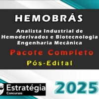 HEMOBRAS Analista Industrial de Hemoderivados e Biotecnologia Engenharia Mecanica curso 2024