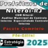 Prefeitura de Niteroi RJ CGM Niteroi Auditor Municipal de Controle Interno Especialidade Controle Interno 2025 curso