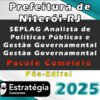 Prefeitura de Niteroi RJ SEPLAG Analista de Politicas Publicas e Gestao Governamental Gestao Governamental cursi