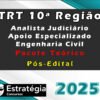 TRT 10a Regiao Analista Judiciario Apoio Especializado Engenharia Civil curso 2025