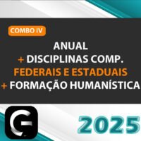 combo iv ANUAL DISCIPLINAS COMPLEMENTARES E ESTADUAIS federais G7 2025