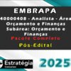 embrapa 40000408 Analista Area Orcamento e Financas SubareaOrcamento e Financas