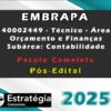 embrapa 40002449 Tecnico Area Orcamento e Financas Subarea Contabilidade