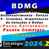 BDMG Analista de Desenvolvimento Enfase 4 Sistemas Arquiteturas de Solucoes e Dados curso