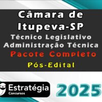 Camara de Itupeva SP Tecnico Legislativo Administracao Tecnica curso 2025