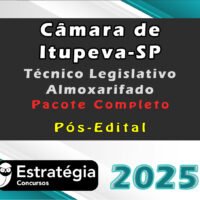 Camara de Itupeva SP Tecnico Legislativo Almoxarifado curso