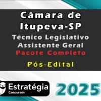 Camara de Itupeva SP Tecnico Legislativo Assistente Geral curso