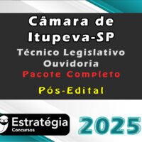 Camara de Itupeva SP Tecnico Legislativo Ouvidoria curso