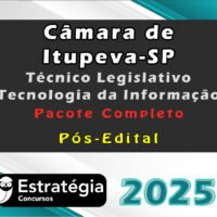Camara de Itupeva SP Tecnico Legislativo Tecnologia da Informacao curso