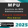 MPU Analista do MPU Biblioteconomia curso 2025