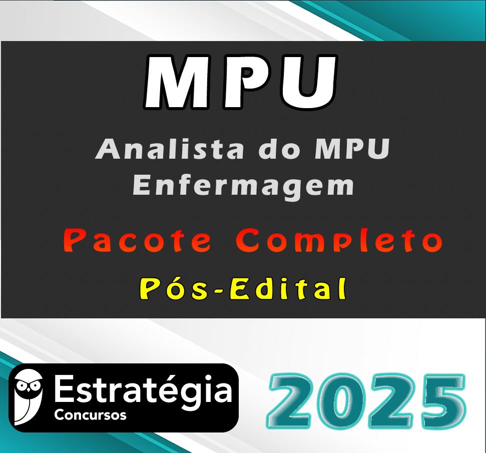 MPU Analista do MPU Enfermagem curso 2025
