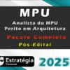 MPU Analista do MPU Perito em Arquitetura curso 2025