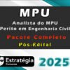 MPU Analista do MPU Perito em Engenharia Civil curso 2025