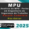 MPU Analista do MPU Perito em Engenharia de Seguranca do Trabalho curso 2025