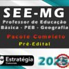 SEE MG Professor de Educacao Basica PEB Geografia curso 2025