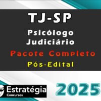TJ SP Psicologo Judiciario Pacote 2025 pos edital