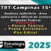 TRT Campinas 15a Regiao Analista Judiciario Area Judiciaria e Oficial de Justica Avaliador Federal curso 2025