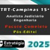TRT Campinas 15a Regiao Analista Judiciario Engenharia curso 2025