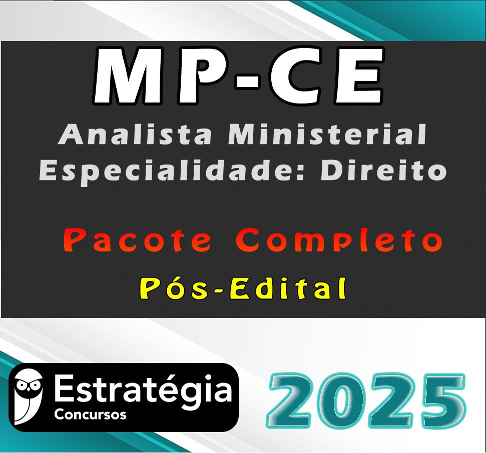 mp ce Analista Ministerial Especialidade Direito 2025
