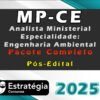 mp ce Analista Ministerial Especialidade Engenharia Ambiental curso 2025