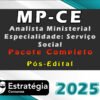 mp ce Analista Ministerial Especialidade Servico Social curso 2025