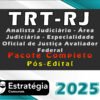 TRT RJ Analista Judiciario Area Judiciaria Especialidade Oficial de Justica Avaliador Federal curso 2025