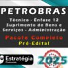 Tecnico Enfase 12 Suprimento de Bens e Servicos Administracao curso 2025