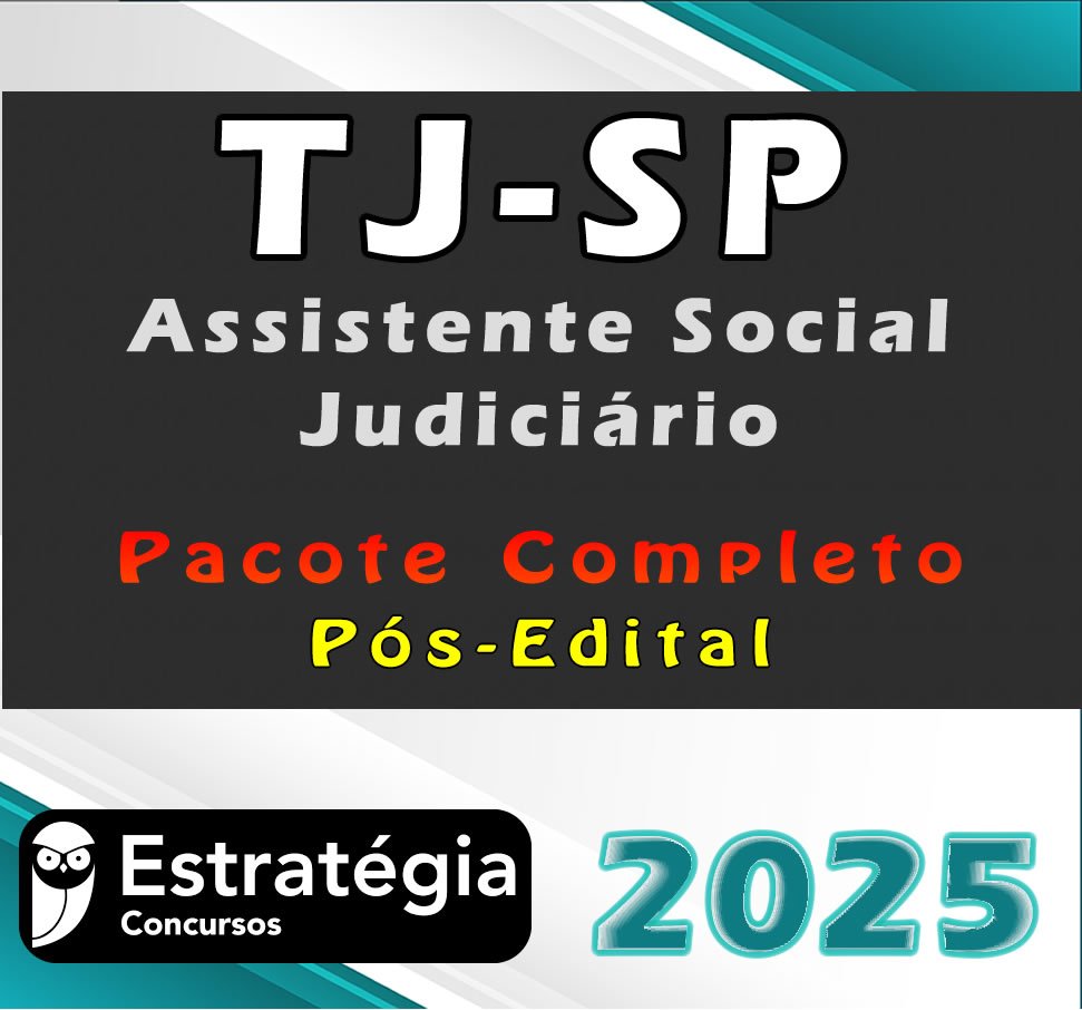 tj sp Assistente Social Judiciario 2025