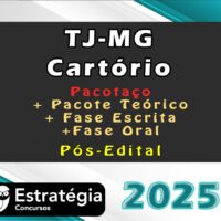 Cartorio TJ MG curso 2025 pos edital