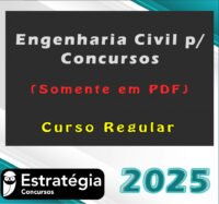 Engenharia Civil p Concursos Curso Regular Somente em PDF 2025 1