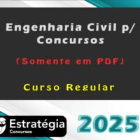 Engenharia Civil p Concursos Curso Regular Somente em PDF 2025 1