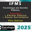 IFMS Tecnologo em Gestao Publica curso 2025