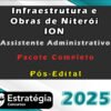 Infraestrutura e Obras de Niteroi ION Assistente Administrativo Pacote 2025 Pos Edital